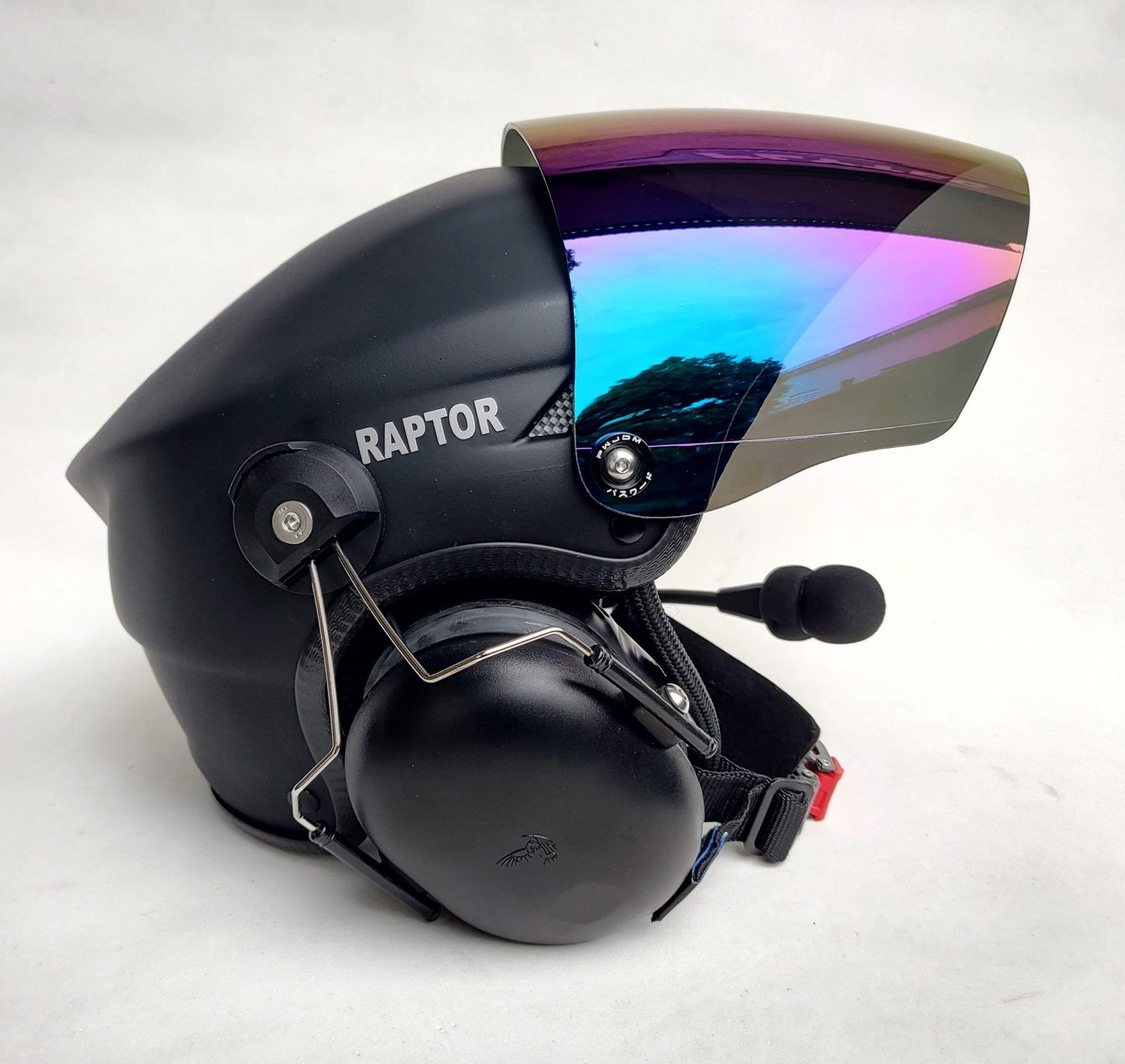 CAPACETE RAPTOR COR PRETO FOSCO COM VISEIRA MODELO FULL FACE E SISTEMA DE PRENDER A FONIA MODELO TIPO 3M - Imagem 12