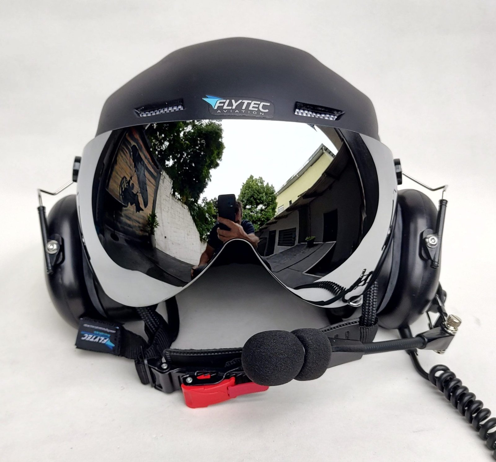 CAPACETE RAPTOR COR PRETO FOSCO COM VISEIRA MODELO TOP GUN E SISTEMA DE PRENDER A FONIA MODELO TIPO 3M - Imagem 18