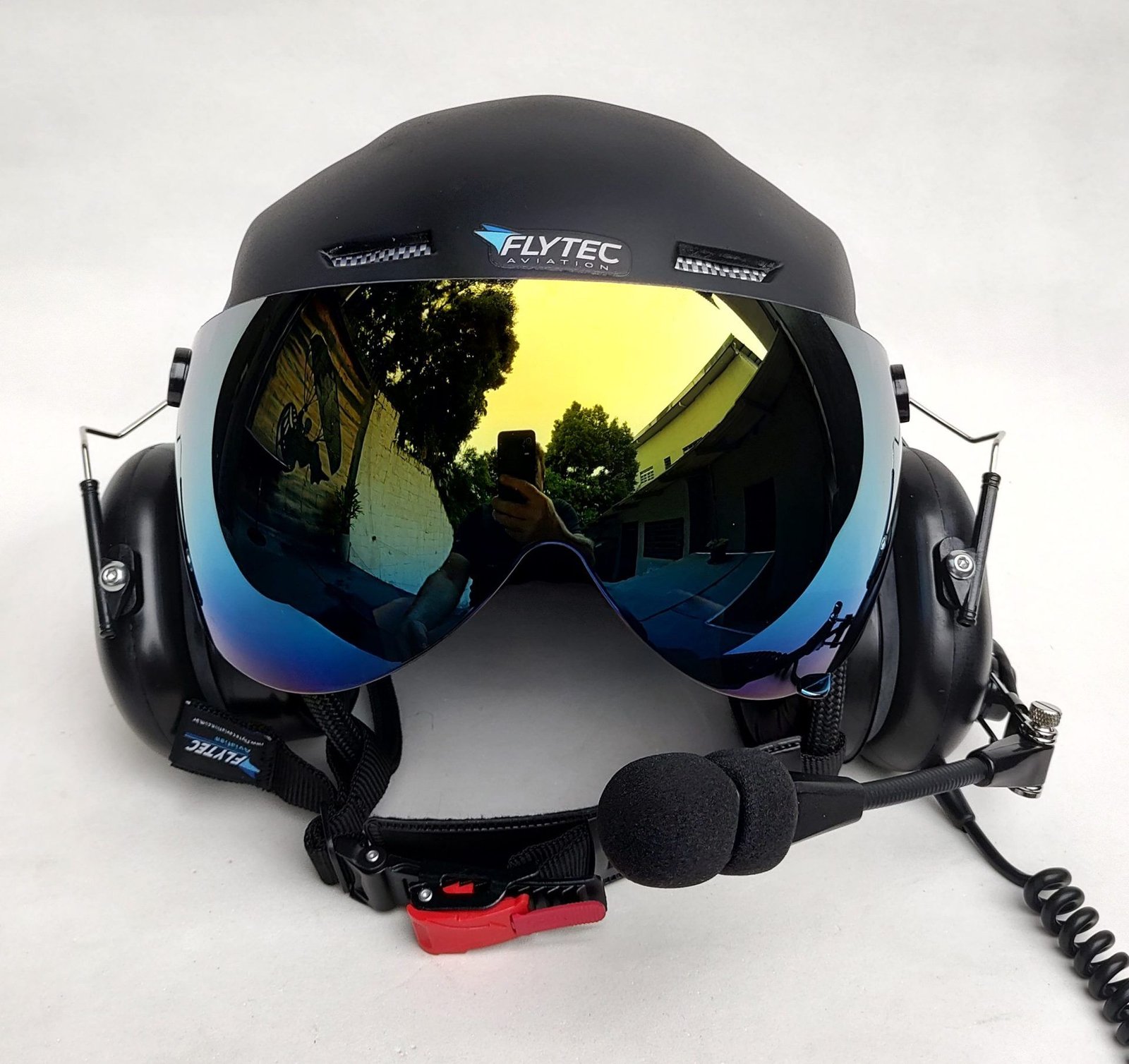 CAPACETE RAPTOR COR PRETO FOSCO COM VISEIRA MODELO TOP GUN E SISTEMA DE PRENDER A FONIA MODELO TIPO 3M - Imagem 10