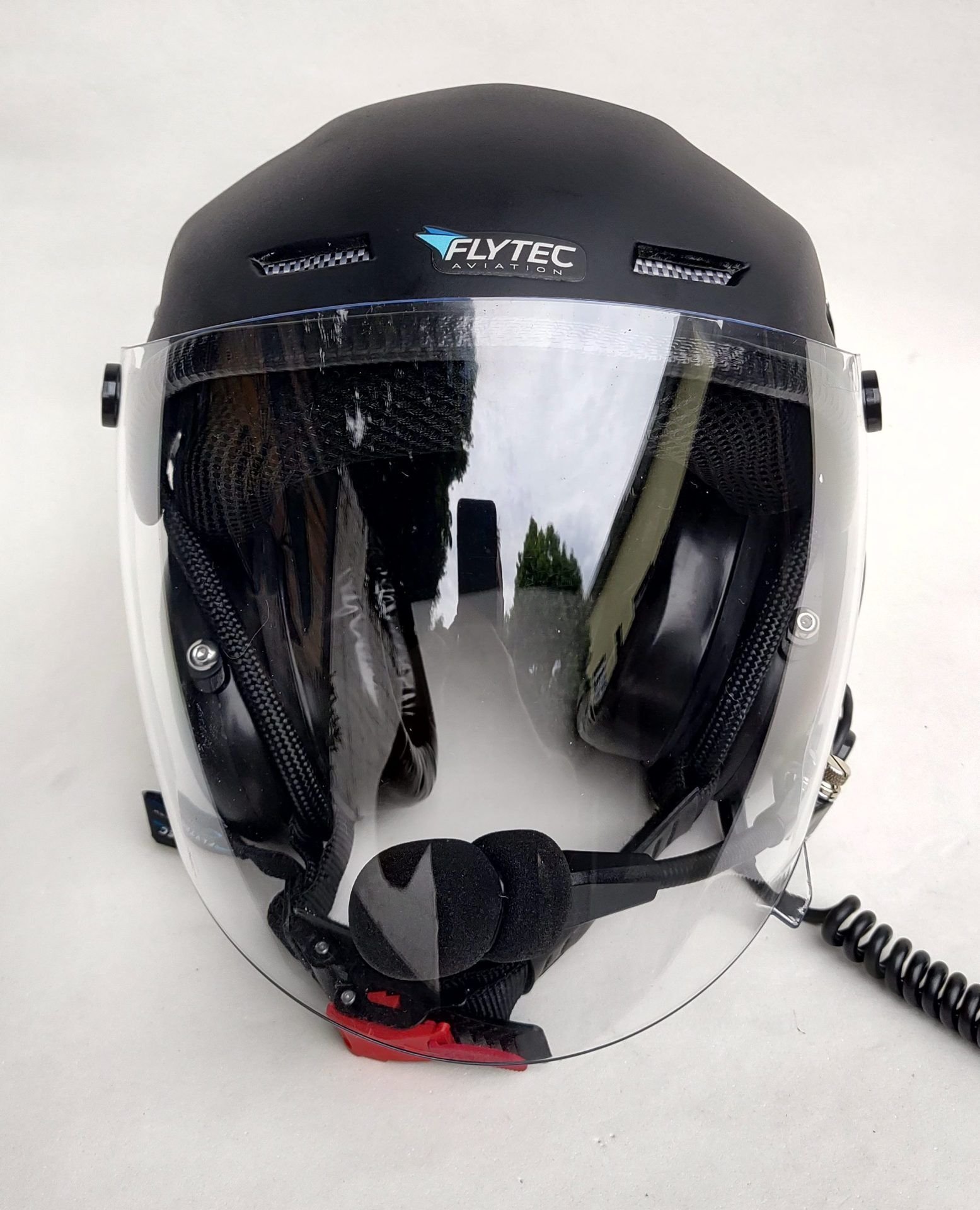 CAPACETE RAPTOR COR PRETO FOSCO COM VISEIRA MODELO FULL FACE E SISTEMA DE PRENDER A FONIA MODELO FLYTEC - Imagem 4