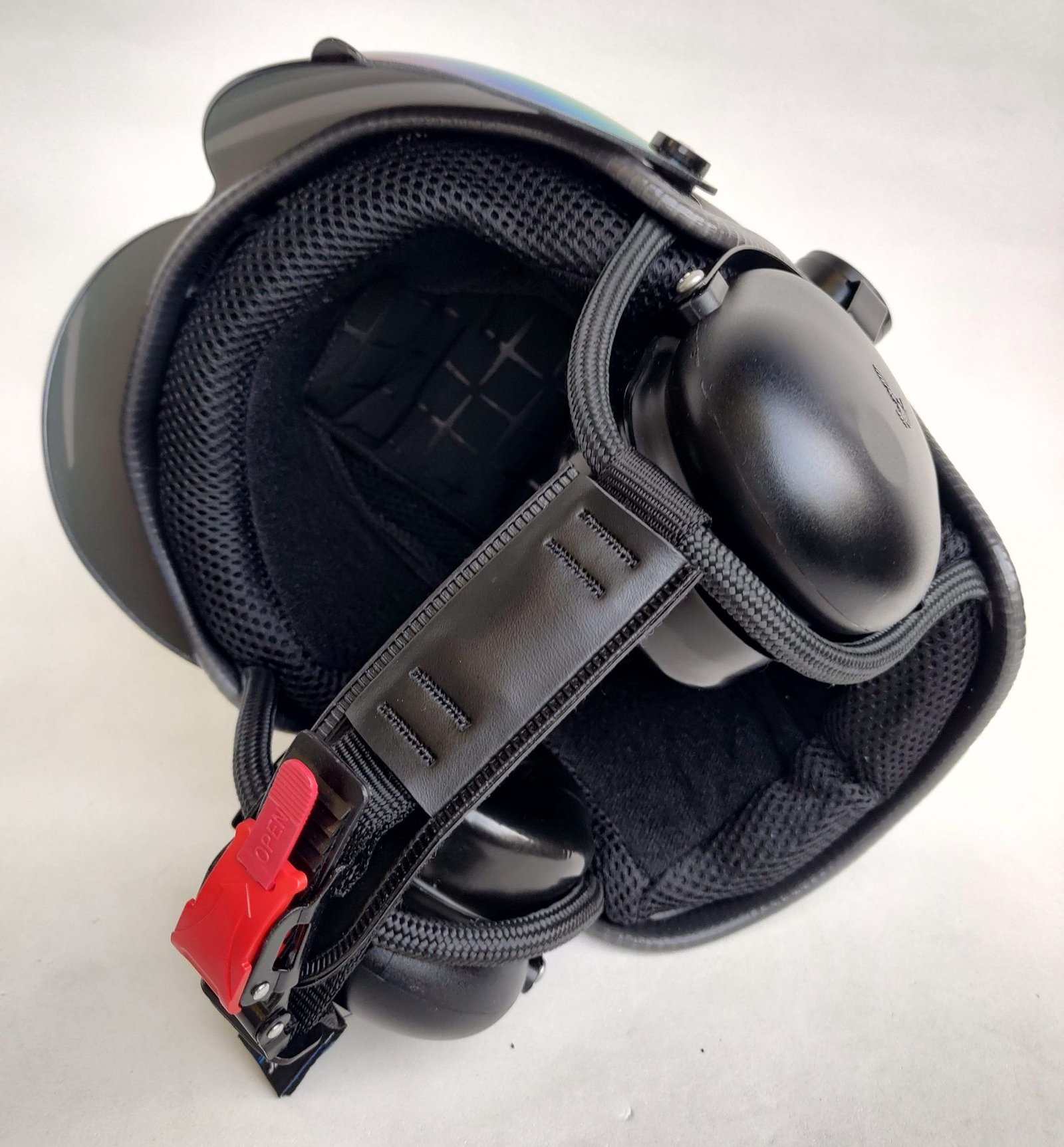 CAPACETE RAPTOR COM ABAFADOR DE RUÍDO E SISTEMA BLUETOOTH INTERCOMUNICADOR V6 PLUS SEM CONEXÃO PRA RÁDIO - Imagem 15
