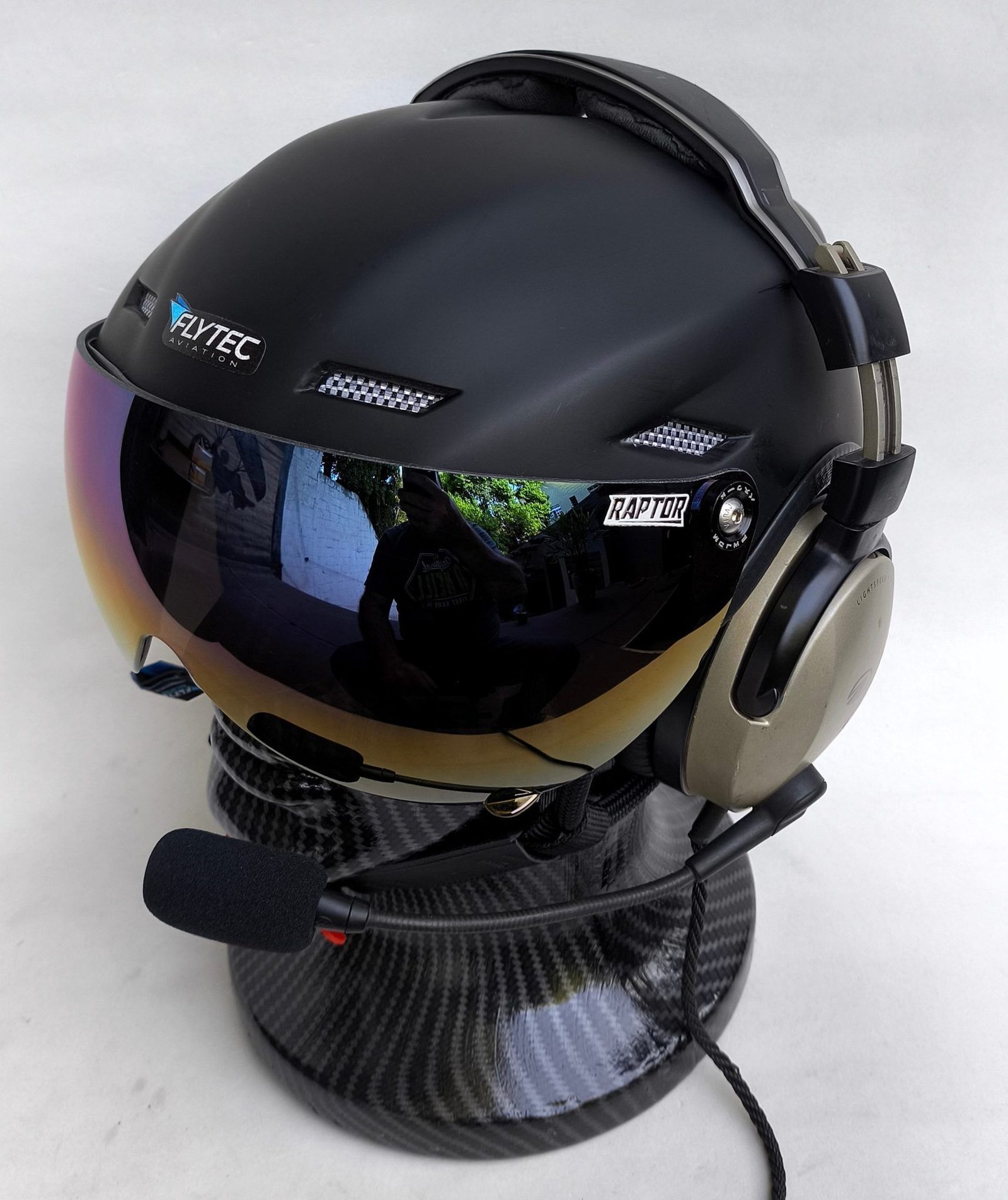 CAPACETE MODELO RAPTOR HEADSET - Imagem 4