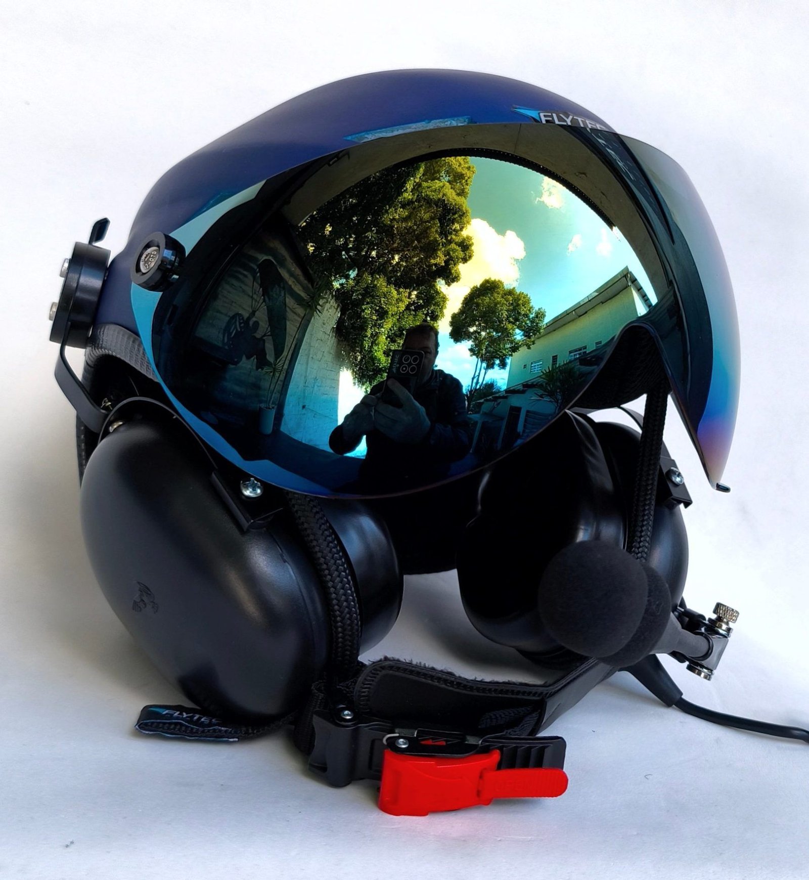 CAPACETE RAPTOR COR AZUL FOSCO - Imagem 9