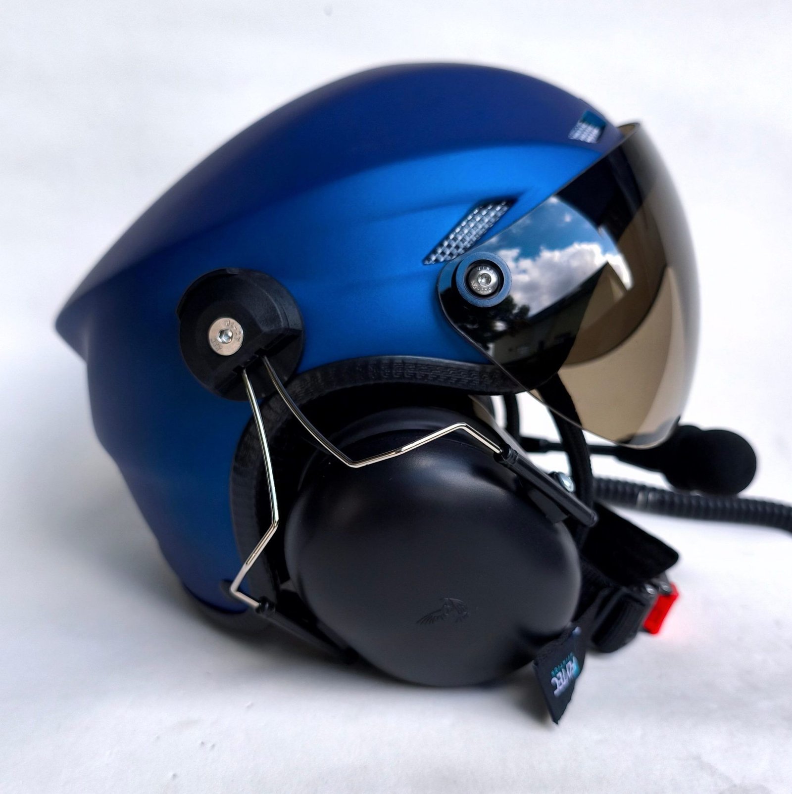 CAPACETE RAPTOR COR AZUL FOSCO - Imagem 5